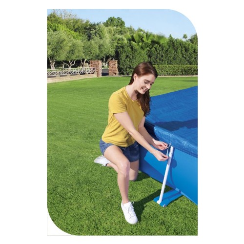 Тент Bestway 58105 для прямоугольных каркасных бассейнов 259х170см (264х174см)