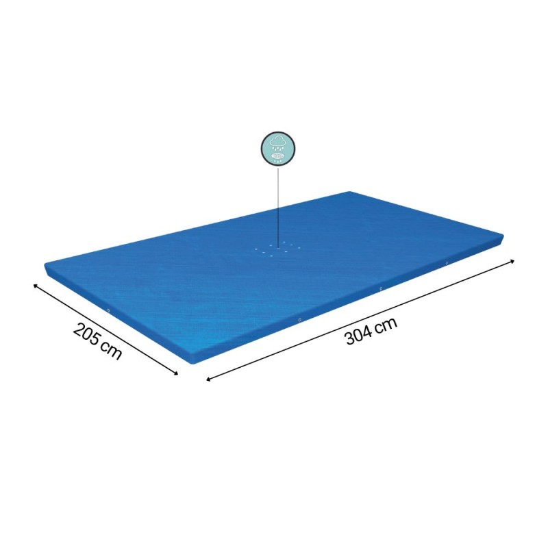 Тент Bestway 58106 для прямоугольных каркасных бассейнов 300x201см 58106 - фото 3 | Ugolok.by