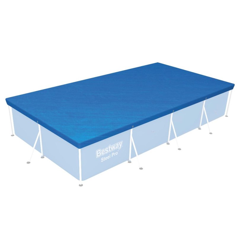 Тент Bestway 58107 для прямоугольных каркасных бассейнов 400x211см (410х226см)  58107 - фото 2 | Ugolok.by