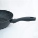 Антипригарная сковорода с крышкой 24см и мраморным покрытием ILAG Roto, Feniks