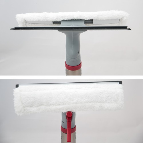 Окномойка 3 в 1 Feniks, серо-красная