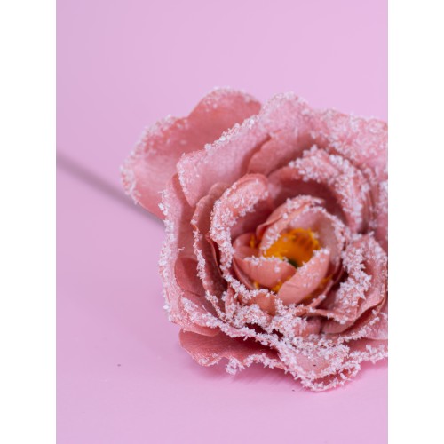 Цветок Роза декоративный 10 см набор 3 шт 23330-3 