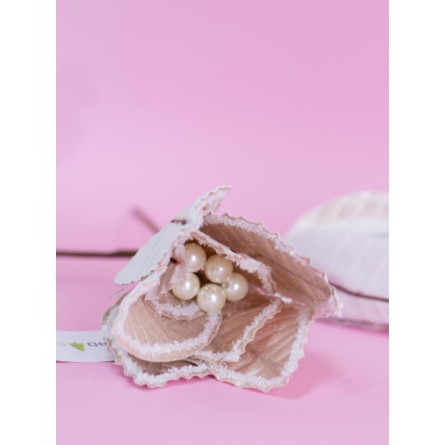 Цветок Пуансеттия декоративный 23 см набор 3 шт 23805-3 