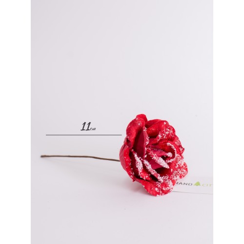 Цветок Роза декоративный 11 см набор 3 шт 27497-3 