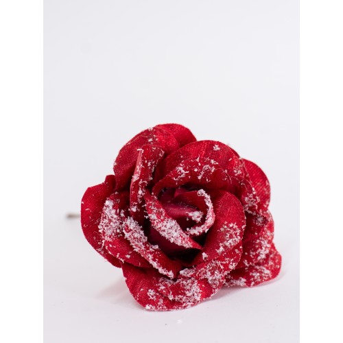 Цветок Роза декоративный 11 см набор 3 шт 27497-3 