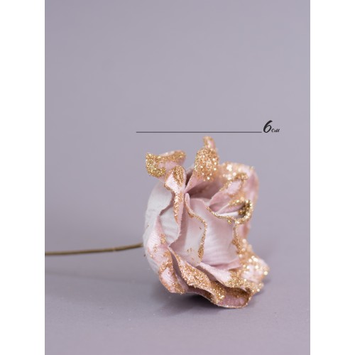 Цветок Роза декоративный 10 см набор 3 шт 37024-3