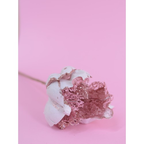 Цветок Камелия декоративный 18 см набор 3 шт 81019-3