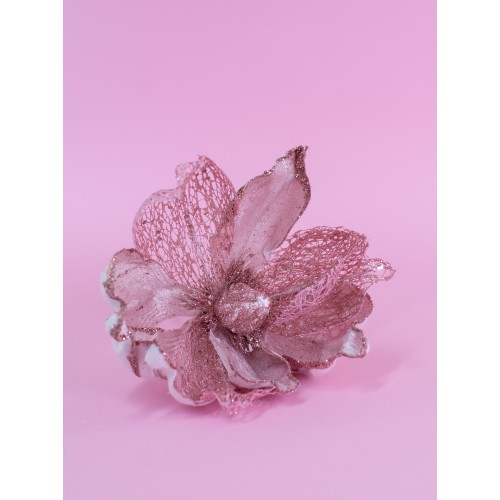 Цветок Камелия декоративный 18 см набор 3 шт 81019-3