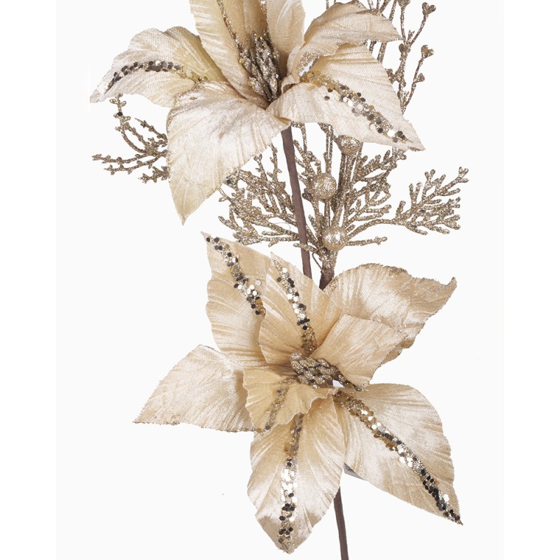 Ветка лилии кремовая, 75 см (23-89)
