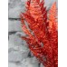 Ветка декоративная папоротник красный, 68 см (39445)