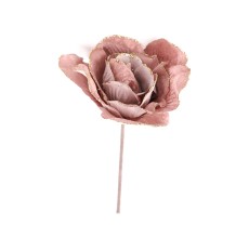 Цветок розы декоративный, 10 см (37024)