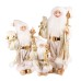 Дед Мороз в золотой шубке с подарками и посохом, 60 см (21838-60)