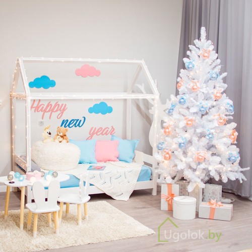 Елка искусственная белая LUX 150 см GrandCity Елка искусственная белая LUX 150 см GrandCity