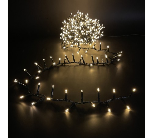 Гирлянда светодиодная String Light, 40 м, 8 режимов, 2000 ламп (экстра теплый белый, 85745) Luca lighting