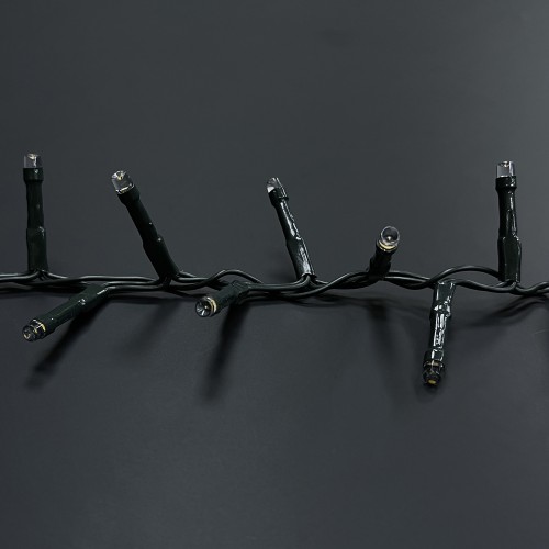Гирлянда светодиодная нить String Light, 14 м, 8 режимов, 700 ламп (теплый, 83770) Luca lighting