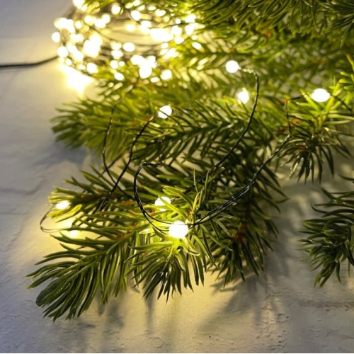 Гирлянда светодиодная String Light, 100 LED, 8 функций, 10 м (теплый белый, 87420) Гирлянда светодиодная String Light, 100 LED, 8 функций, 10 м (теплый белый, 87420)