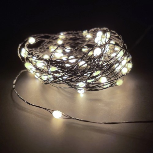 Гирлянда светодиодная String Light, 100 LED, 8 функций, 10 м (теплый белый, 87420) Гирлянда светодиодная String Light, 100 LED, 8 функций, 10 м (теплый белый, 87420)