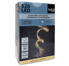 Гирлянда светодиодная «Хвост» String Light, 2 м, 520 ламп (теплый белый, 84927) Luca lighting