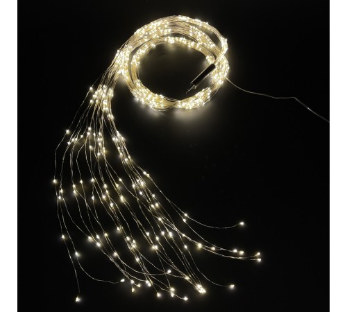 Гирлянда светодиодная «Хвост» String Light, 2 м, 520 ламп (теплый белый, 84927) Luca lighting