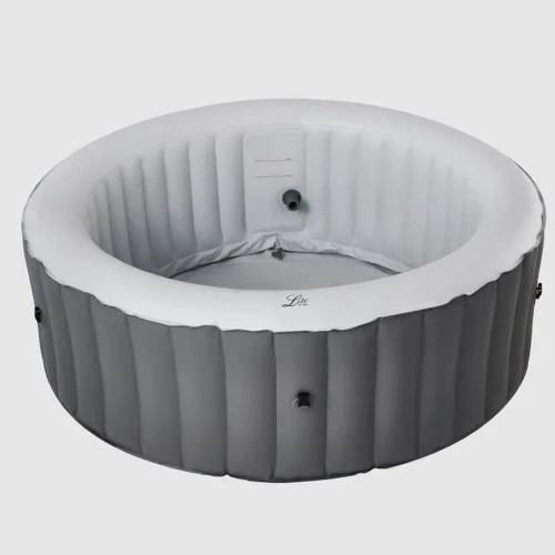 Надувной бассейн джакузи LR042U-GR MSpa 180х70 см Pebble 700л, круглый, аэромассаж Надувной бассейн джакузи LR042U-GR MSpa 180х70 см Pebble 700л, круглый, аэромассаж