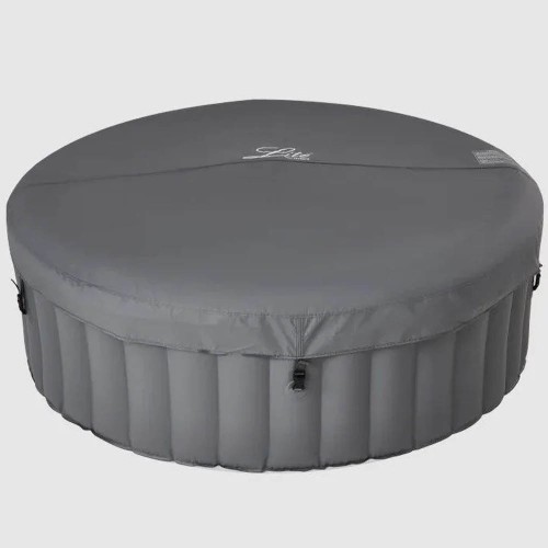 Надувной бассейн джакузи LR042U-GR MSpa 180х70 см Pebble 700л, круглый, аэромассаж Надувной бассейн джакузи LR042U-GR MSpa 180х70 см Pebble 700л, круглый, аэромассаж