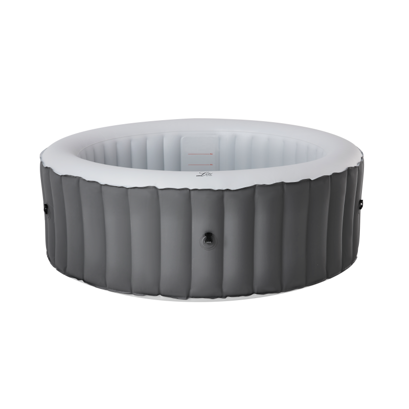 Надувной бассейн джакузи LR062U-GR MSpa 204х70 см Pebble 930 л, круглый, аэромассаж LR062U-GR купить в Минске - интернет-магазин Ugolok.by