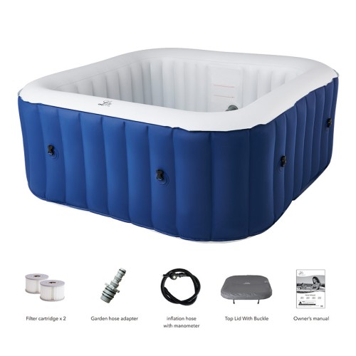 СПА-бассейн 185х185х68см "Orbit" 930л, квадратный, аэромассаж, LS062U-NA