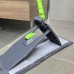 Швабра для уборки пола с насадкой из микрофибры ML1004-1 Mellor Step (серо-зеленая)