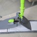 Швабра для уборки пола с насадкой из микрофибры ML1004-1 Mellor Step (серо-зеленая)