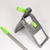 Швабра для уборки пола с насадкой из микрофибры ML1004-1 Mellor Step (серо-зеленая)
