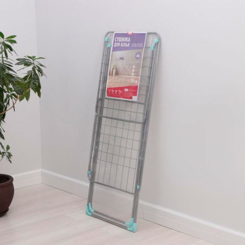 Сушилка для белья напольная 20 м NIKA СБ2 (197х54х111) серебряная
