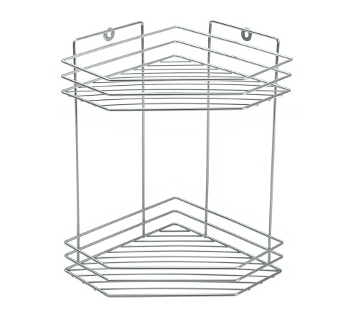 Полка угловая 2-ярусная Rosenberg RUS-385301-2Zn (27*20*31 см)