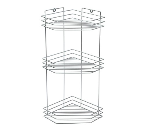 Полка угловая 3-х ярусная Rosenberg RUS-385302-3Zn (20*27*50 см)