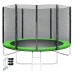 Батут SKYJUMP (СКАЙДЖАМП) PRO 312 cм (УСИЛЕННЫЙ) с защитной сеткой, лестницей и анкерами