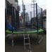 Батут SKYJUMP (СКАЙДЖАМП) PRO 252 cм (УСИЛЕННЫЙ) с защитной сеткой, лестницей и анкерами
