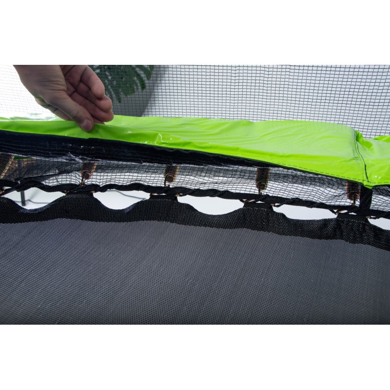 Батут SKYJUMP (СКАЙДЖАМП) PRO 252 cм (УСИЛЕННЫЙ) с защитной сеткой, лестницей и анкерами SJ 252 PRO - фото 10 | Ugolok.by