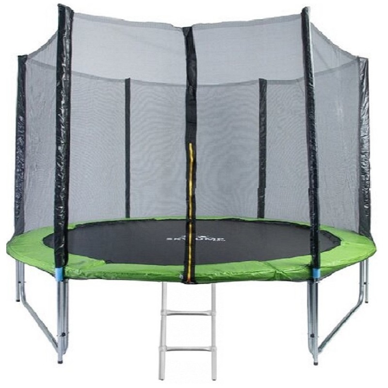 Батут SKYJUMP (СКАЙДЖАМП) PRO 252 cм (УСИЛЕННЫЙ) с защитной сеткой, лестницей и анкерами SJ 252 PRO - фото 9 | Ugolok.by