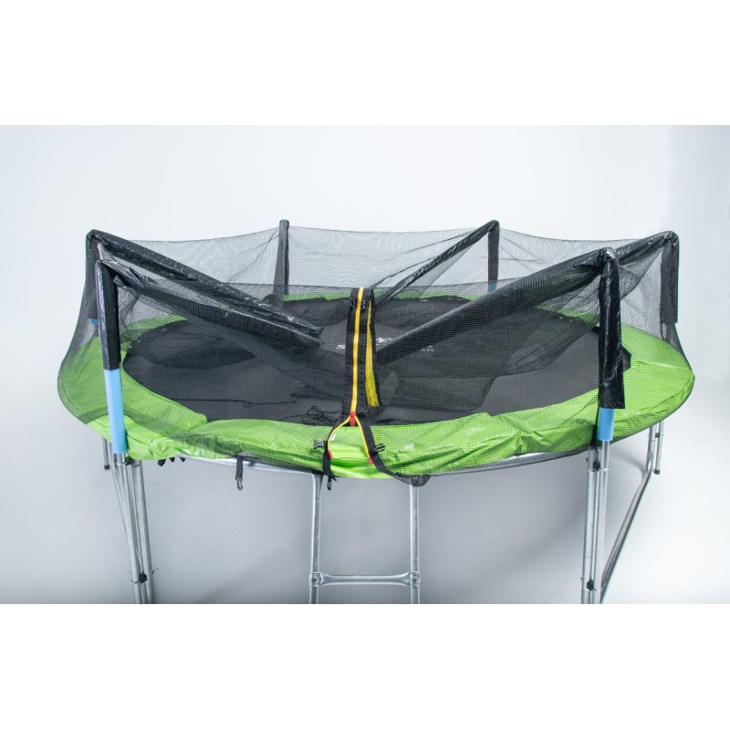 Батут SKYJUMP (СКАЙДЖАМП) PRO 312 cм (УСИЛЕННЫЙ) с защитной сеткой, лестницей и анкерами SJ 312 PRO - фото 2 | Ugolok.by
