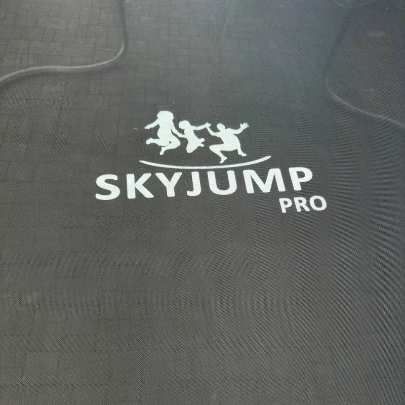 Батут SKYJUMP (скайджамп) MASTER green 252 cм (3 ноги) с защитной сеткой и лестницей SJM 252 green - фото 3 | Ugolok.by