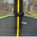 Батут SKYJUMP (скайджамп) MASTER blue 252 cм (3 ноги) с защитной сеткой и лестницей