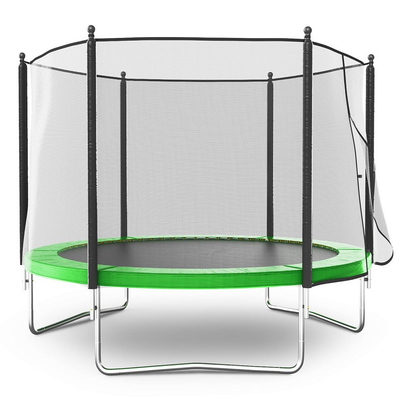 Батут Funfit (фанфит) BASIC 252 см. с защитной сеткой и БЕЗ лестницы (зеленый) FF 252 BASIC (зеленый) - фото 2 | Ugolok.by