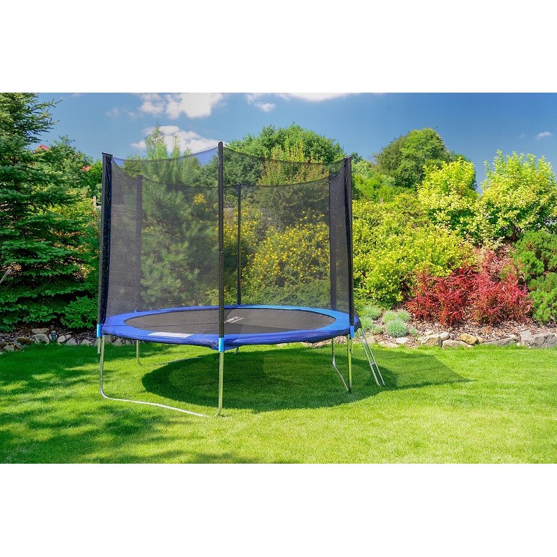 Батут Funfit (фанфит) BASIC 252 см. с защитной сеткой и с лестницей FF 252 - фото 7 | Ugolok.by