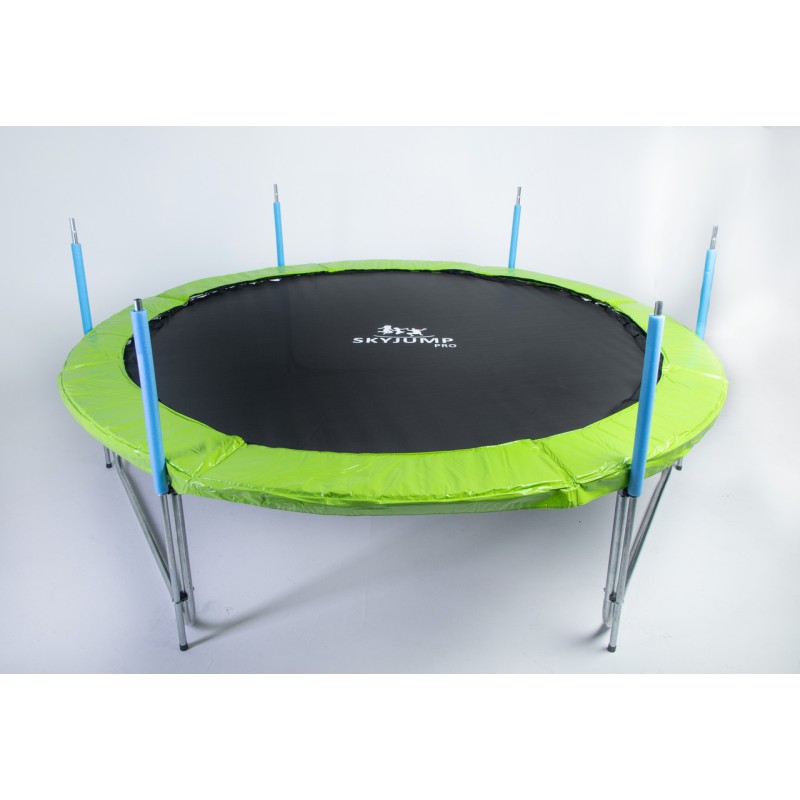 Батут SKYJUMP (СКАЙДЖАМП) PRO 312 cм (УСИЛЕННЫЙ) с защитной сеткой, лестницей и анкерами SJ 312 PRO - фото 3 | Ugolok.by
