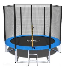 Батут Funfit (фанфит) PRO 312 см (УСИЛЕННЫЙ) с лестницей и длинными ножками