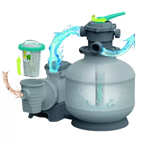 Песочный фильтр-насос Bestway для бассейнов 11 355 л/ч (58486)