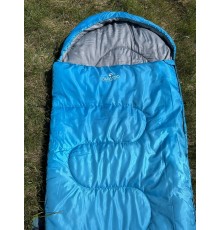 Спальный мешок ACAMPER BERGEN 300г/м2 turquoise-grey