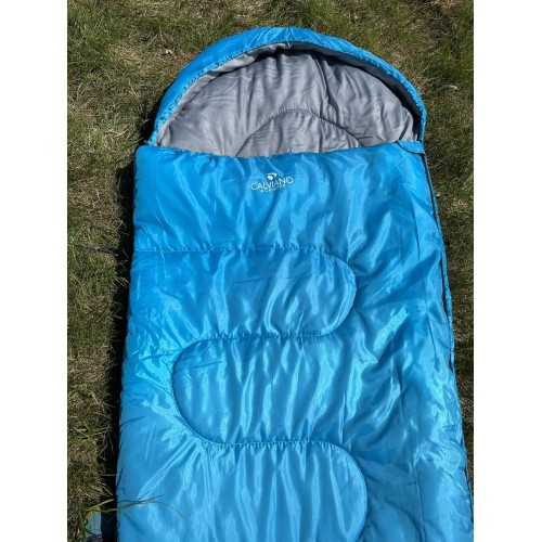 Спальный мешок ACAMPER BERGEN 300г/м2 turquoise-grey