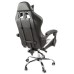 Вибромассажное кресло Calviano ASTI ULTIMATO black/white/blue