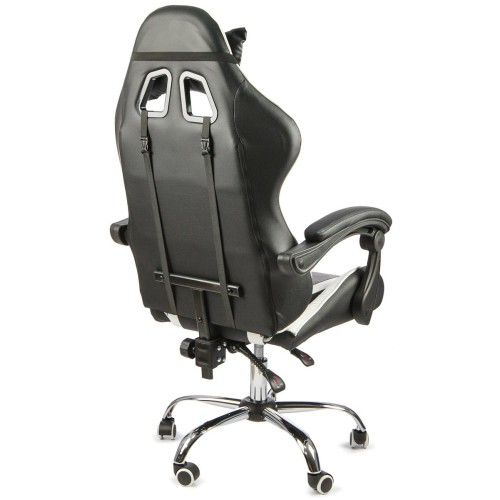 Вибромассажное кресло Calviano ASTI ULTIMATO black/white/red