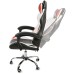 Вибромассажное кресло Calviano ASTI ULTIMATO black/white/red